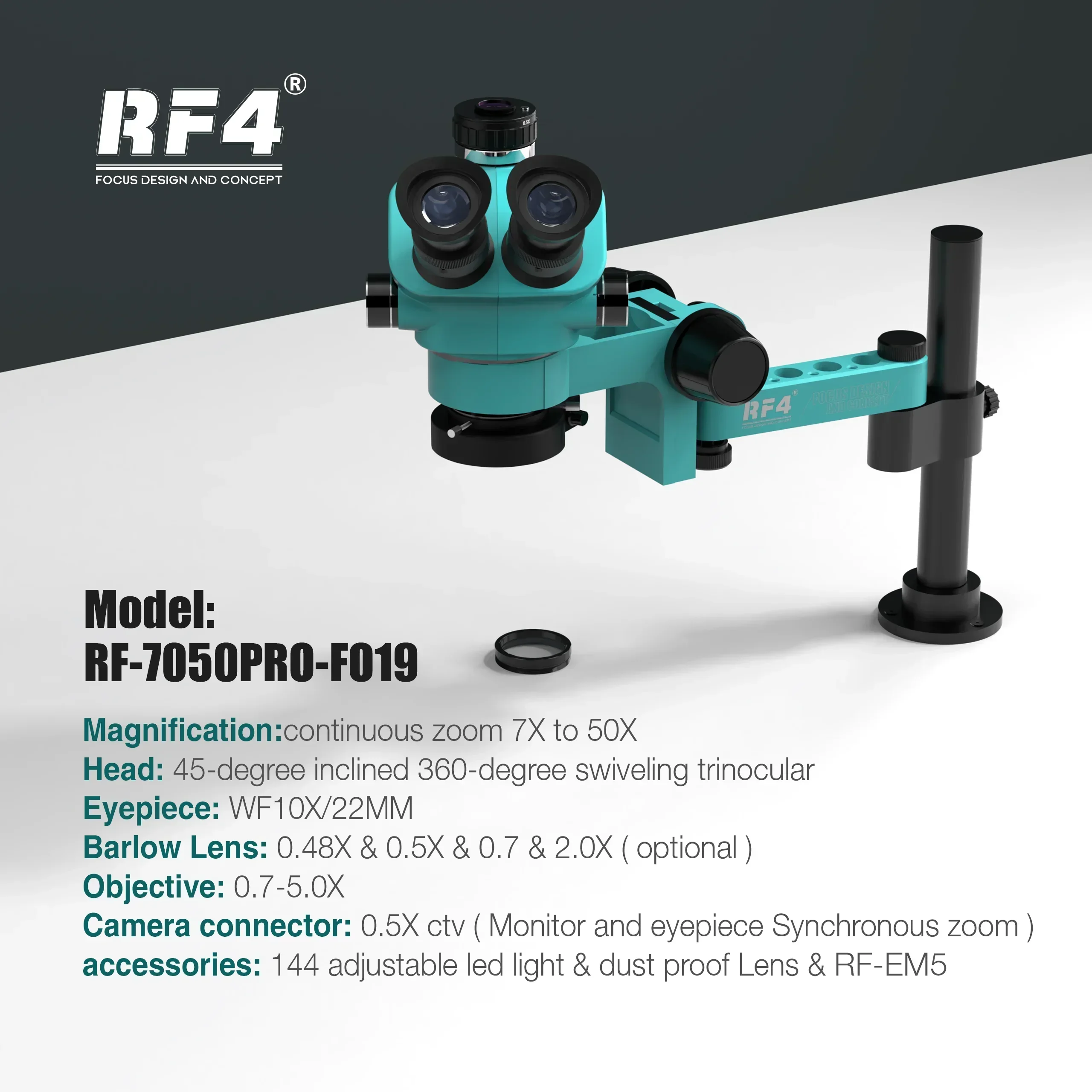 Microscope 2025/RF4 RF-7050pro - Electronics Repair Degree avis et prix
